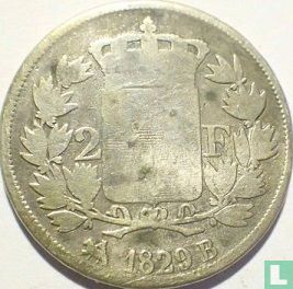 France 2 francs 1829 (B) - Image 1