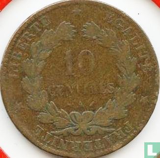 France 10 centimes 1882 - Image 2