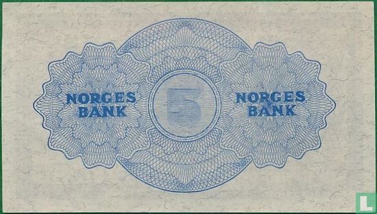 Noorwegen 5 Kroner 1952 - Afbeelding 2