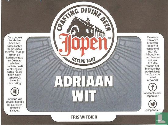 Adriaan Witbier (30 cl) 