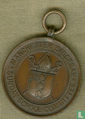 UK  Manchester Diocesan Sunday School Committee - St. Mary's Long Service Award  1888-1924 - Bild 1