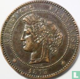 Frankrijk 10 centimes 1875 (K) - Afbeelding 1