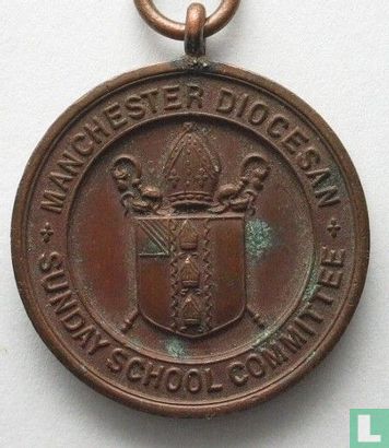 UK  Manchester Diocesan Sunday School Committee - St. Anne's Long Service Award  (ca.) 1900 - Bild 1