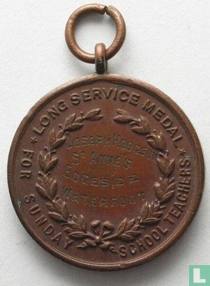 UK  Manchester Diocesan Sunday School Committee - St. Anne's Long Service Award  (ca.) 1900 - Afbeelding 2