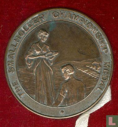 UK  The Smallholder Championship Medal  1950 - Afbeelding 1