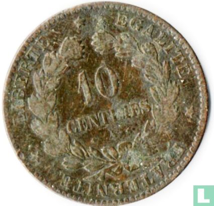 France 10 centimes 1874 (A) - Image 2