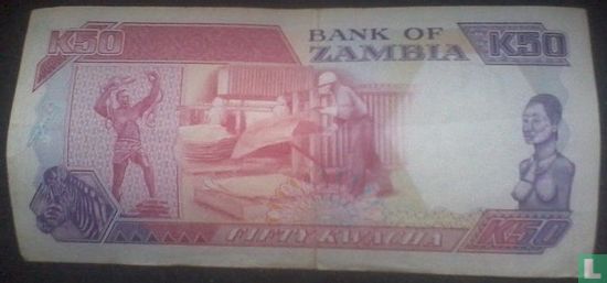 Zambie 50 Kwacha ND (1989-91) - Image 2