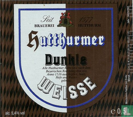 Hutthurmer Dunkle Weisse