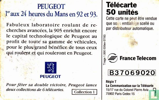 Peugeot 24 Heures du Mans 92 et 93 - Image 2