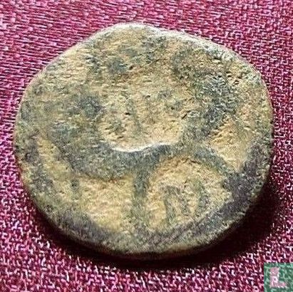 Nabateëer  AE18  (Aretas IV & Shuqailat)  9 BCE-40 CE - Afbeelding 1