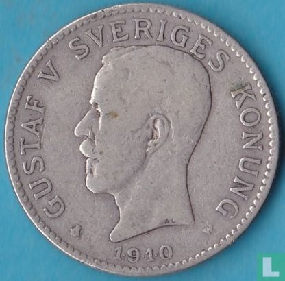 Sweden 2 kronor 1910 (W - far from the year) - Image 1
