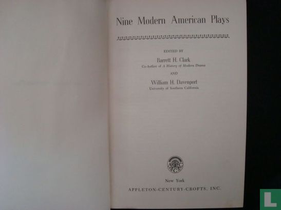 Nine Modern American Plays - Afbeelding 3