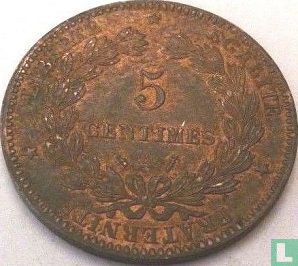 France 5 centimes 1887 - Image 2