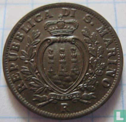 Saint-Marin 5 centesimi 1937 - Image 2