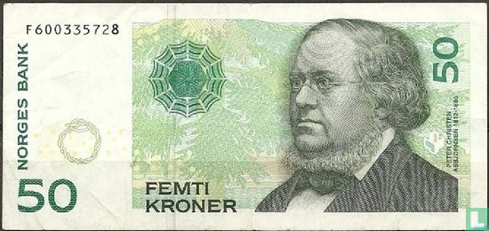 Noorwegen 50 Kroner 2008 - Afbeelding 1