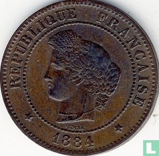 Frankrijk 5 centimes 1884 - Afbeelding 1
