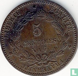 Frankreich 5 Centime 1884 - Bild 2