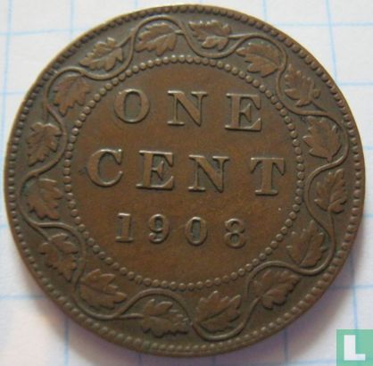 Canada 1 cent 1908 - Image 1