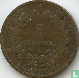 Frankrijk 5 centimes 1893 - Afbeelding 2