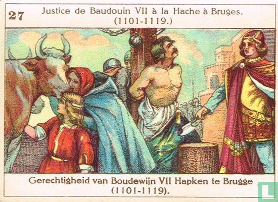 Gerechtigheid van Boudewijn VII Hapken te Brugge (1101-1119) - Image 1