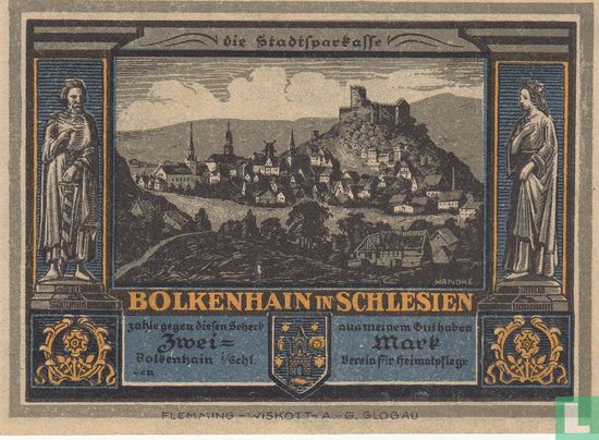 Bolkenhain 2 mark ND (1922) - Image 1