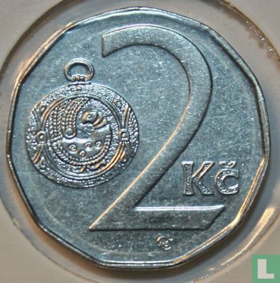 Tsjechië 2 koruny 1995 - Afbeelding 2
