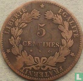 France 5 centimes 1875 (K) - Image 2