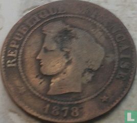 France 5 centimes 1878 (A) - Image 1
