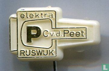 Elektra PC v.d. Peet  Rijswijk [goud op wit]