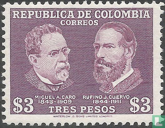 Miguel A. Caro en Rufino J. Cuervo 