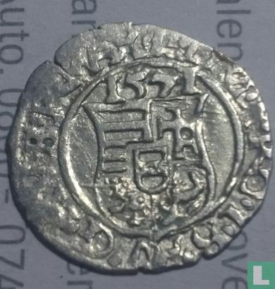 Hongarije 1 denár 1571 - Afbeelding 1