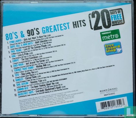 80's & 90's Greatest Hits - Image 2