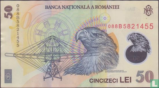 Roumanie 50 Lei 2005 (2008) - Image 2