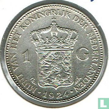 Netherlands 1 gulden 1924 - Image 1