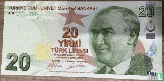 Turquie 20 Lira - Image 1