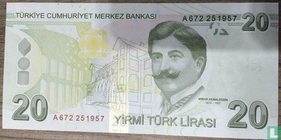 Turquie 20 Lira - Image 2