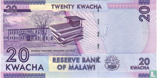 Malawi 20 Kwacha 2012 - Afbeelding 2