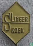 Slinger Koek (zeshoekig) [beige-wit]