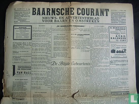 Baarnsche Courant 44 - Bild 1
