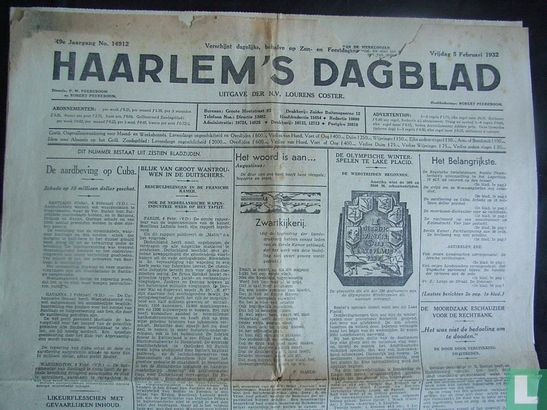 Haarlem's Dagblad 14912 - Image 1