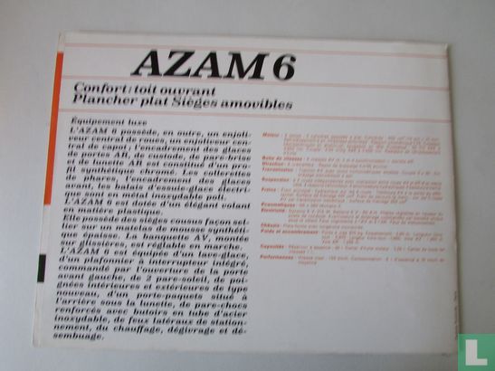 Citroën Azam - Afbeelding 2