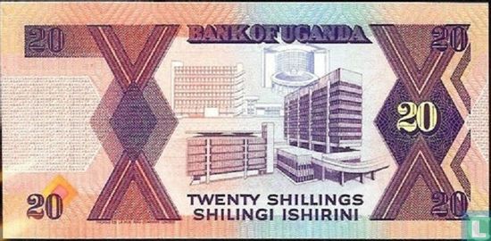 Uganda 20 Shillings 1987 - Bild 2