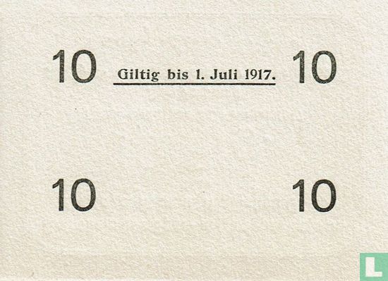 Tichau 10 Pfennig 1917 - Bild 2