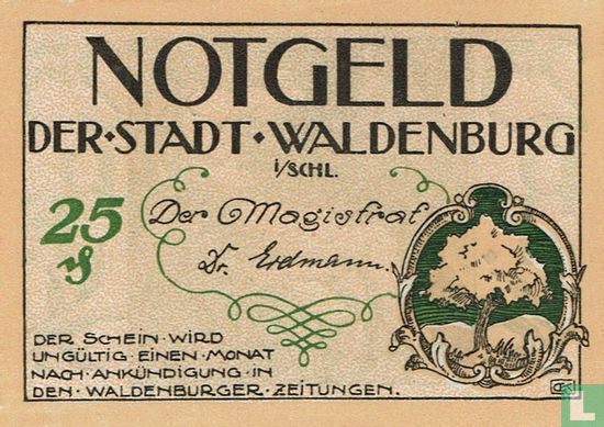 Waldenburg 25 Pfennig - Image 1
