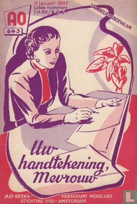 Uw handtekening, mevrouw - Image 1