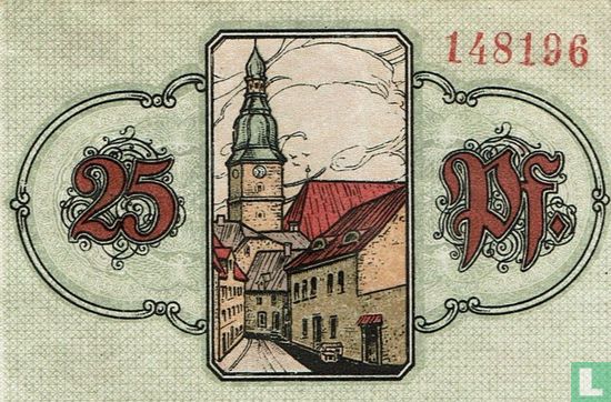 Wunsiedel 25 Pfennig 1918 - Afbeelding 2