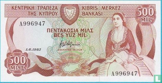 Chypre 500 Mils - Image 1