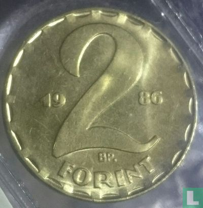 Hongarije 2 forint 1986 - Afbeelding 1
