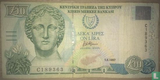 Cyprus 10 Pounds 1997 - Image 1