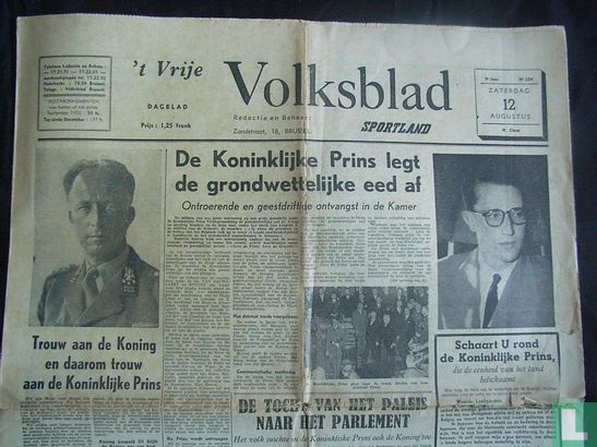 't Vrije Volksblad 224 - Image 1